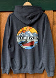 ERGC Hoody - Retro Driftboat Logo - Direct Transfer