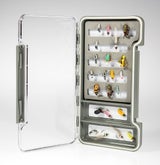 ERGC Waterproof Clear Thin Fly Box - Large Foam & 2 Magnetic Compartments