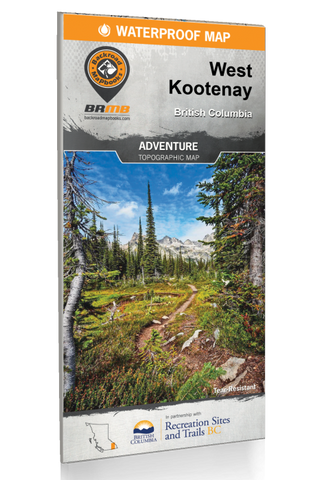Backroads Mapbook - West Kootenay Waterproof Map