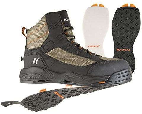 Korkers Greenback Wading Boots - Felt Sole Only